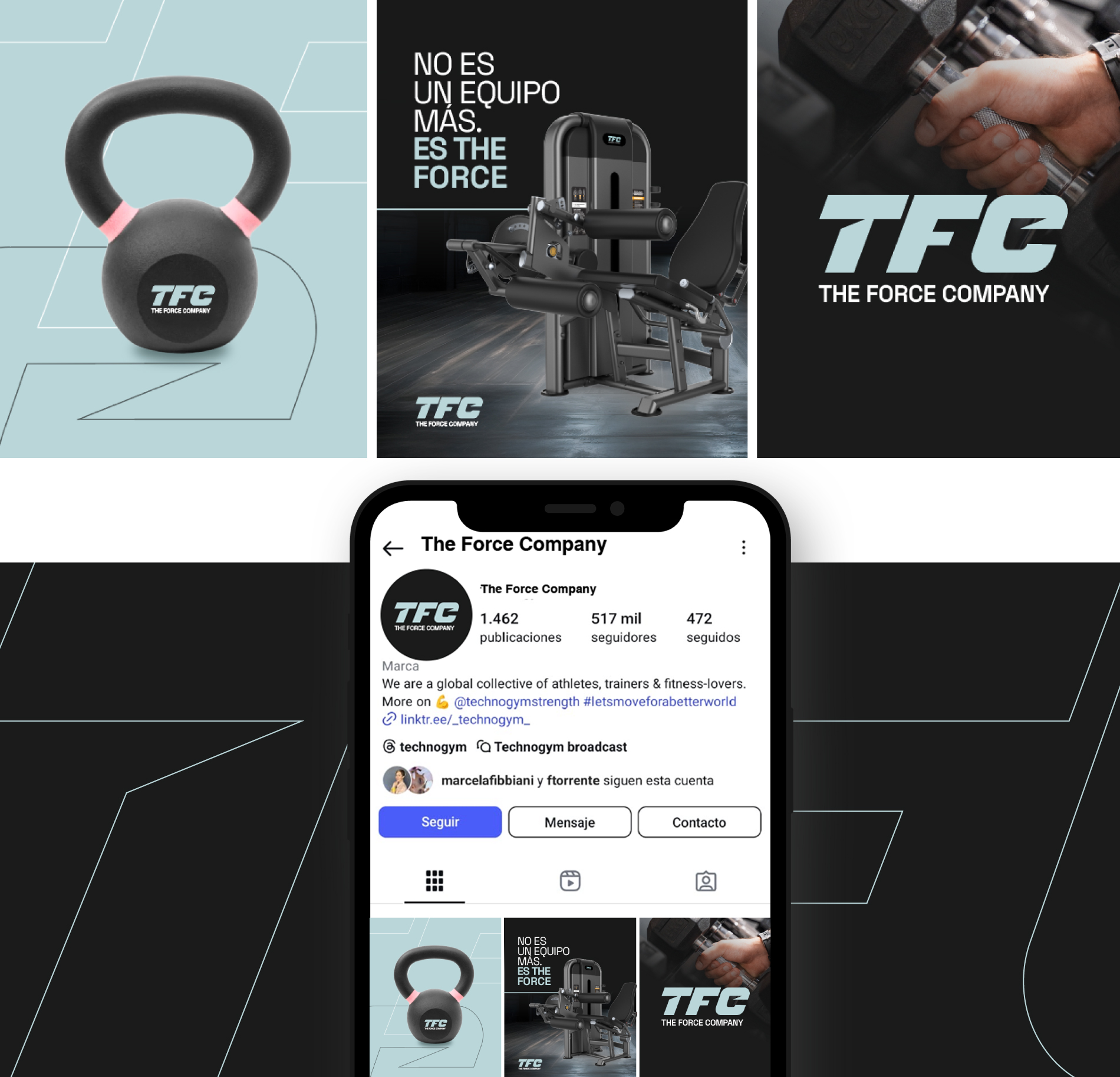 Desarrollo de Marca — Equipamiento Fitness