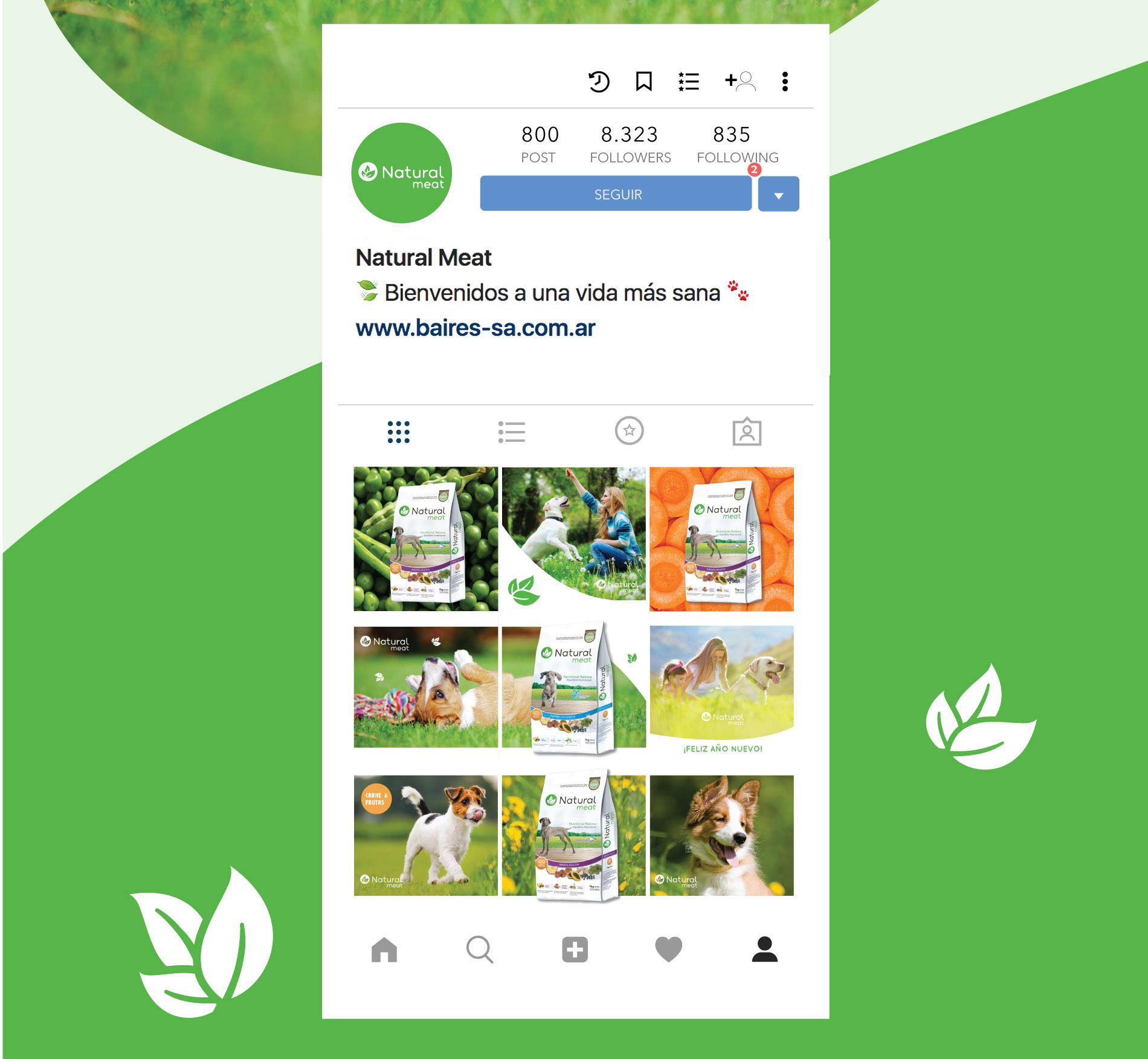 Natura Meat – Social Media