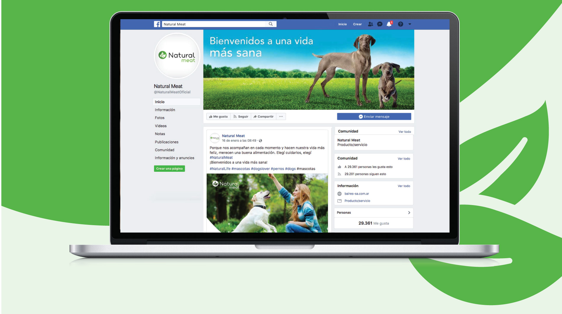 Natura Meat – Social Media