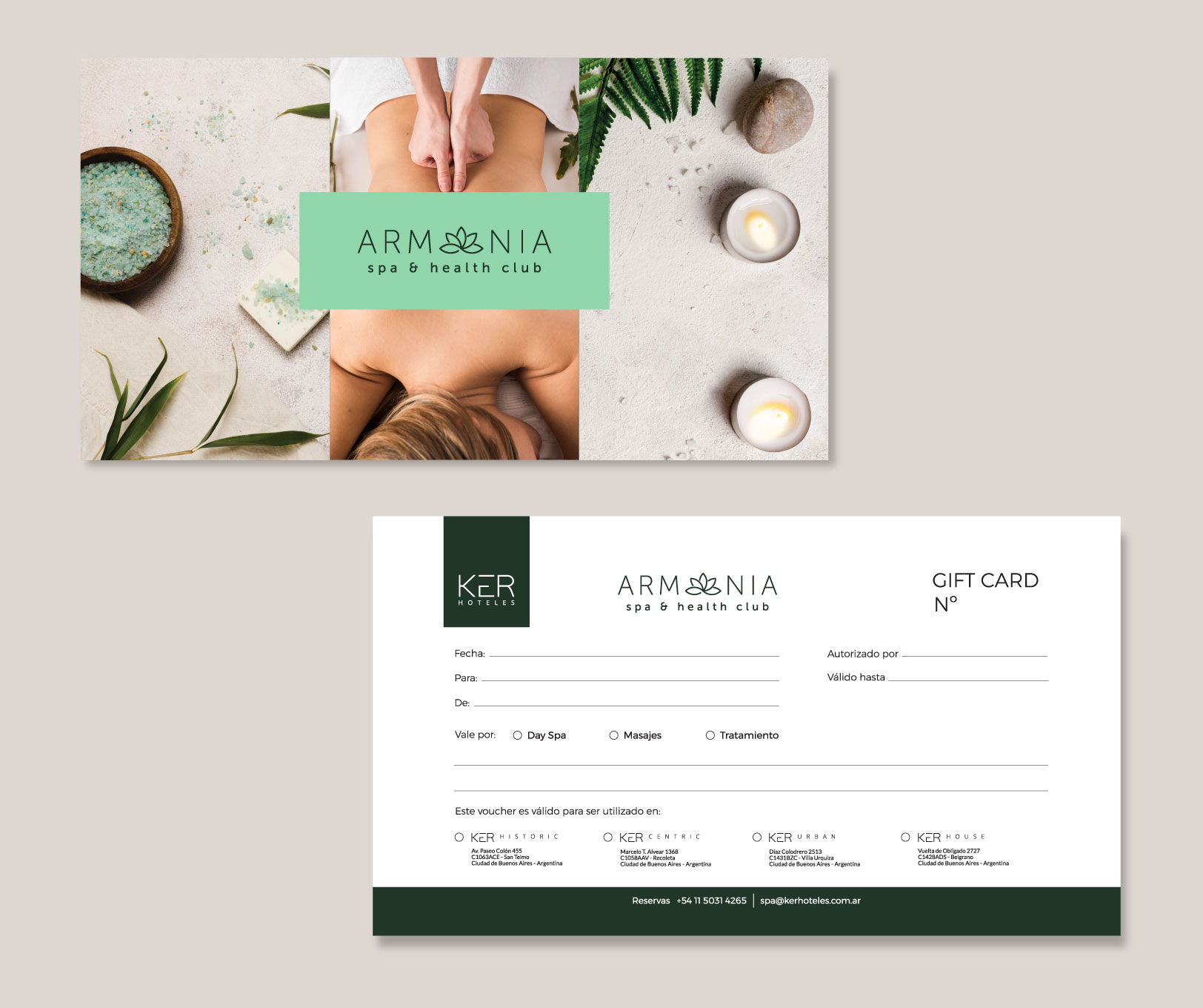 Armonia Spa – Branding