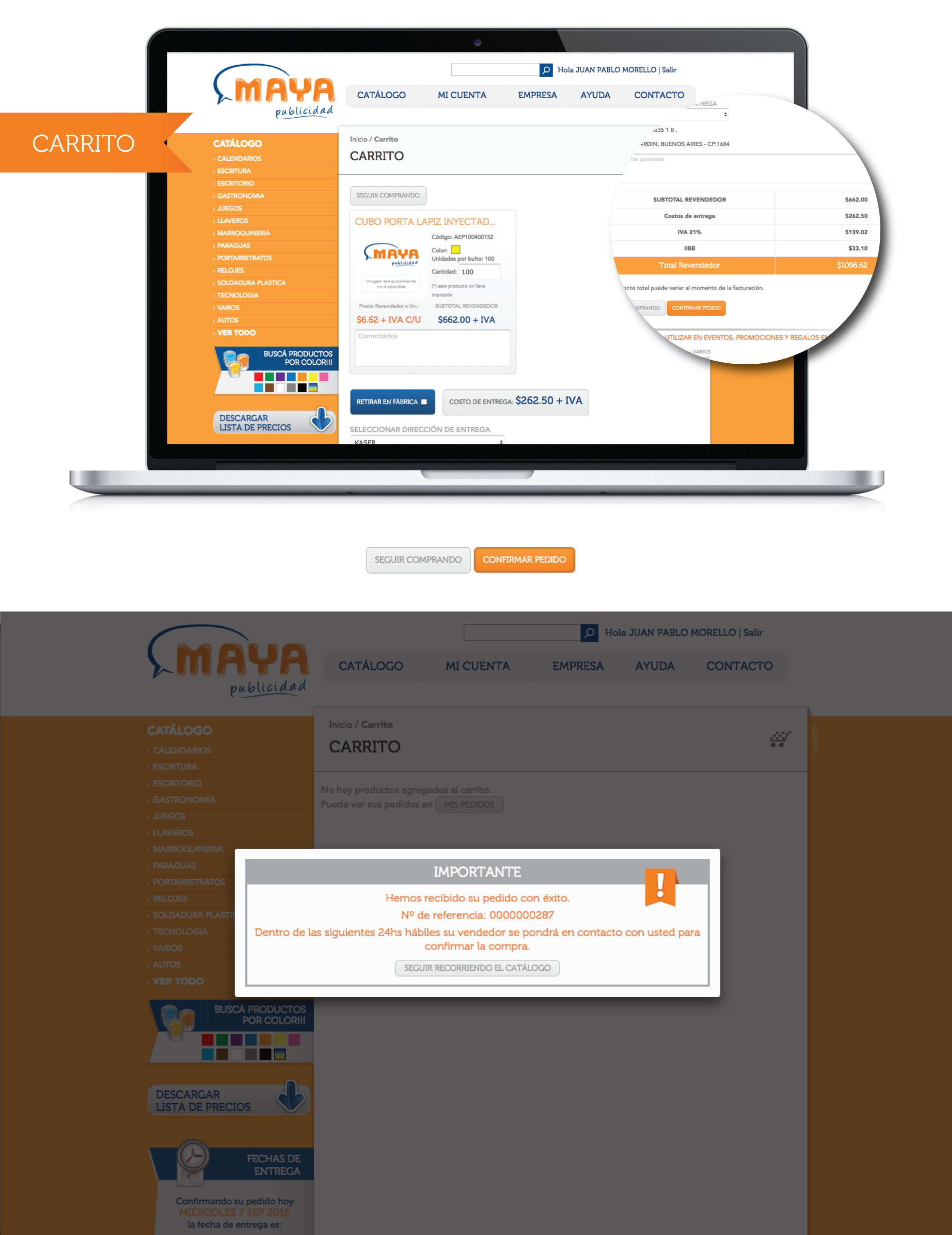 Maya Publicidad – Website