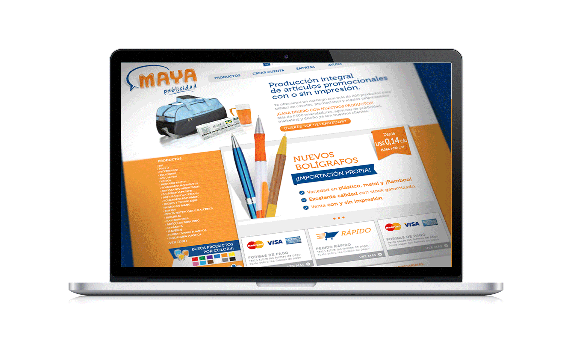 Maya Publicidad – Website