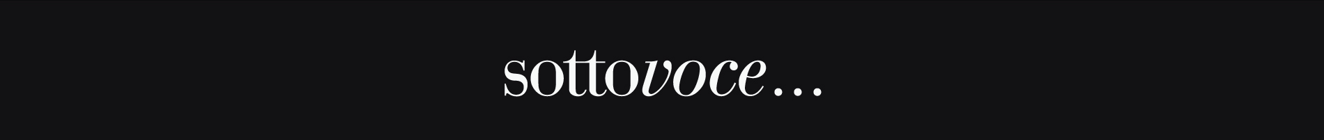 Sottovoce Web