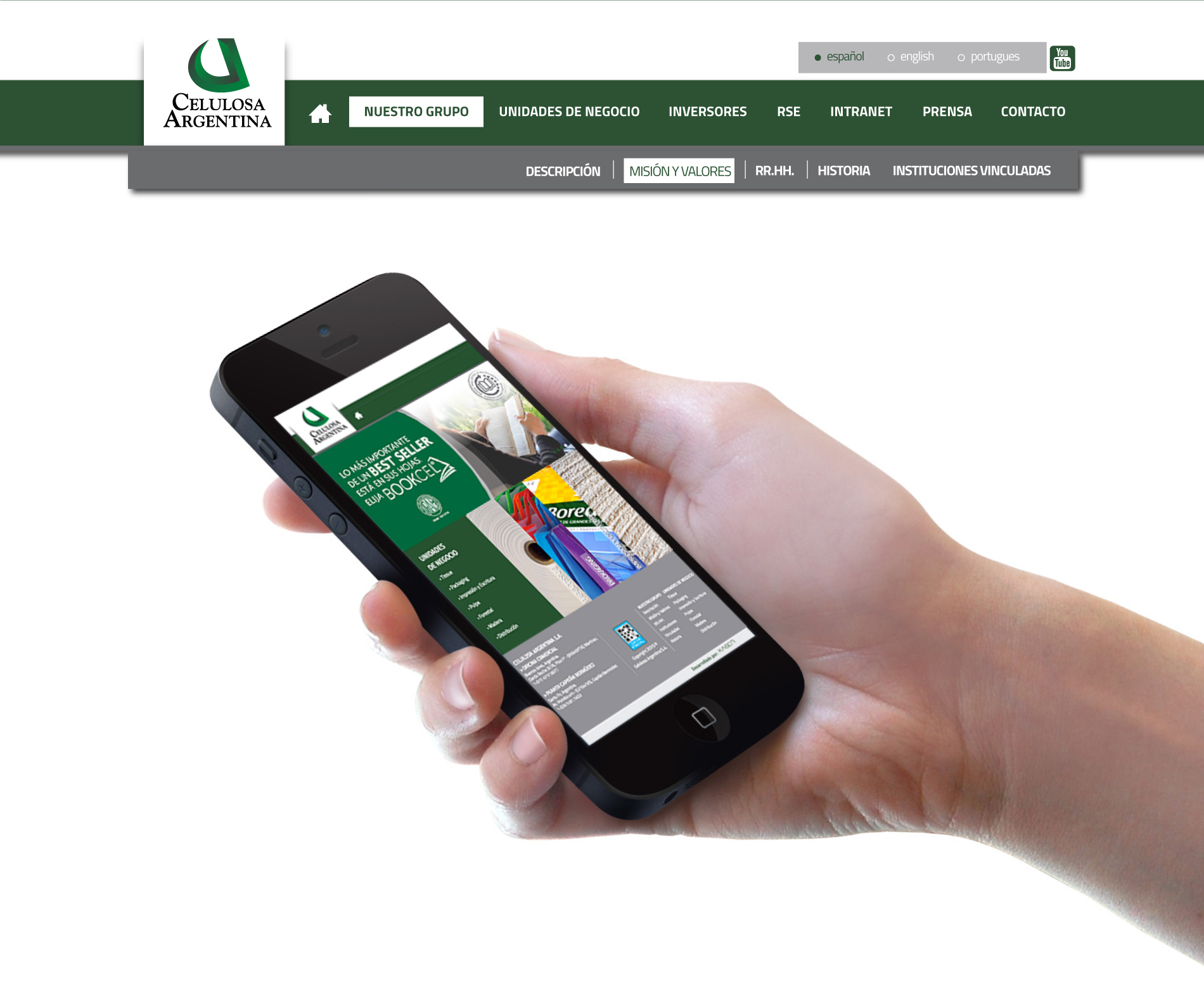 Institutional website