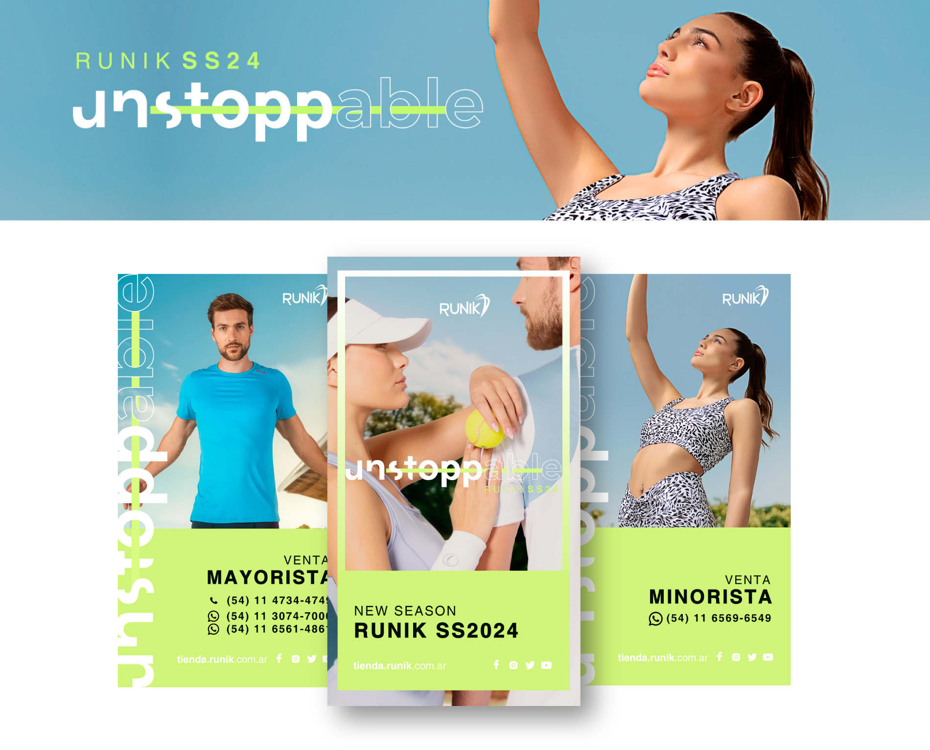 SS24 Unstoppable Branding Campaign
