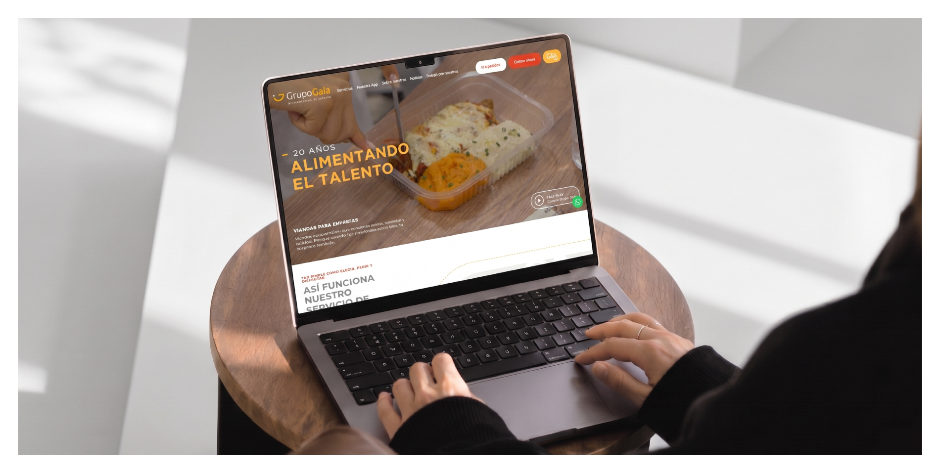Website Grupo Gala